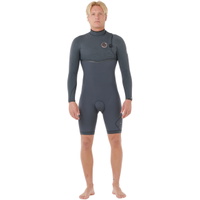 Macacão De Primavera Masculino Rip Curl E-Bomb 2mm Zip Free Mangas Compridas, Modelo 2026